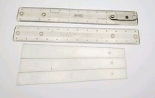 Vintage Set of 5 Engineering Drafting Scale rulers Collectable.