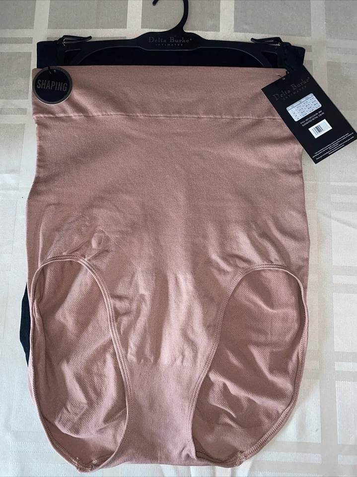 DELTA BURKE 2PKD ~ DB7158 ФОРМИРОВАНИЯ КОРОТКИЕ ТРУСИКИ ВЫСОКАЯ ТАЛИЯ МНОГОЦВЕТНЫЙ ~ 1 X ~ ОТЛИЧНО ПОДХОДИТ - Изображение 3 из 4