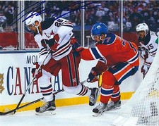 Autographed 8x10 OSCAR KLEFBOM Edmonton Oilers photo - w/COA