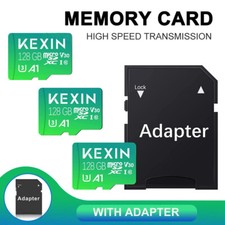 3 Pack 128GB Micro SD Cards Memory Cards C10 U3 V30 MicroSDXC UHS-I Card TF Card