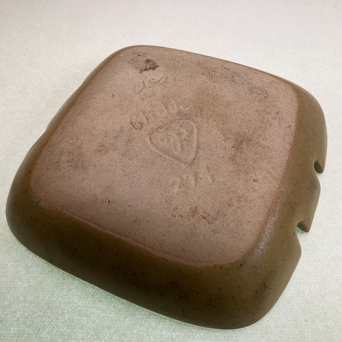 Glidden Pottery Fong Chow Mesa Motif Ashtray 274 Green 1950s Mid Century Modern - Picture 4 of 6