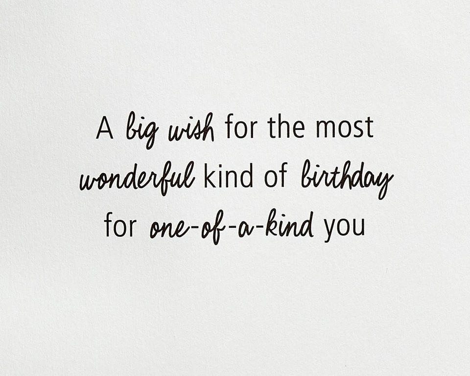 Papyrus Disney Birthday Card (One-Of-A-Kind You) - Image 3 of 4