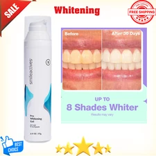 Smileactives Teeth Whitening - Stain Remover Tooth Whitening Gel 2 oz Bottle