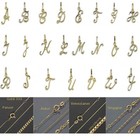 Buchstaben Anhänger / Kette Gold 333 Damen Herren 1A ECHT Schmuck Geschenke % ❤️