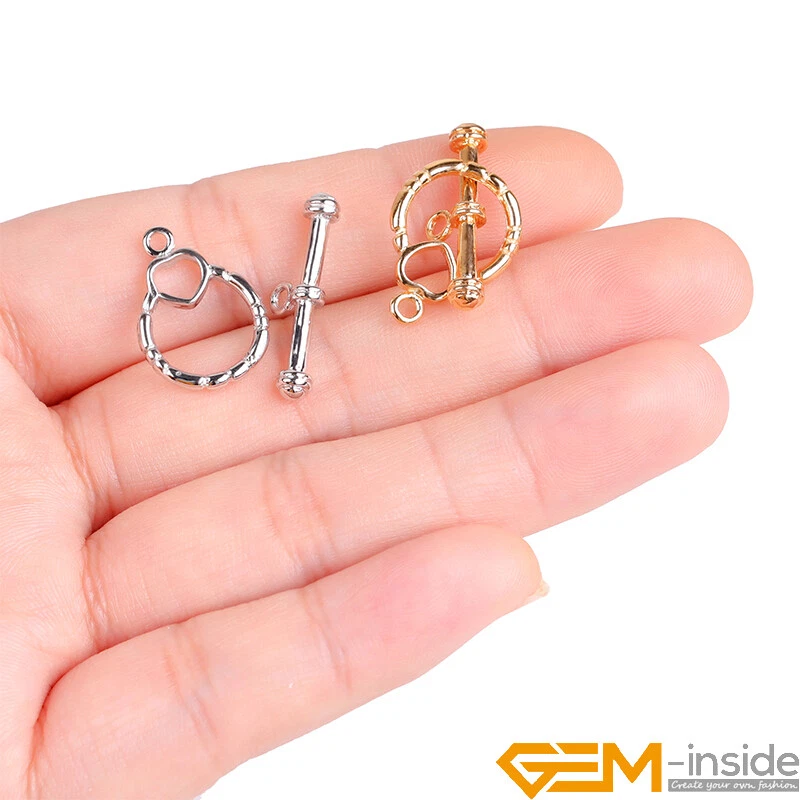 Toggle Claddagh Heart 14K Gold Filled Clasps Bracelet Jewelry Making Closures - Image 2 of 4