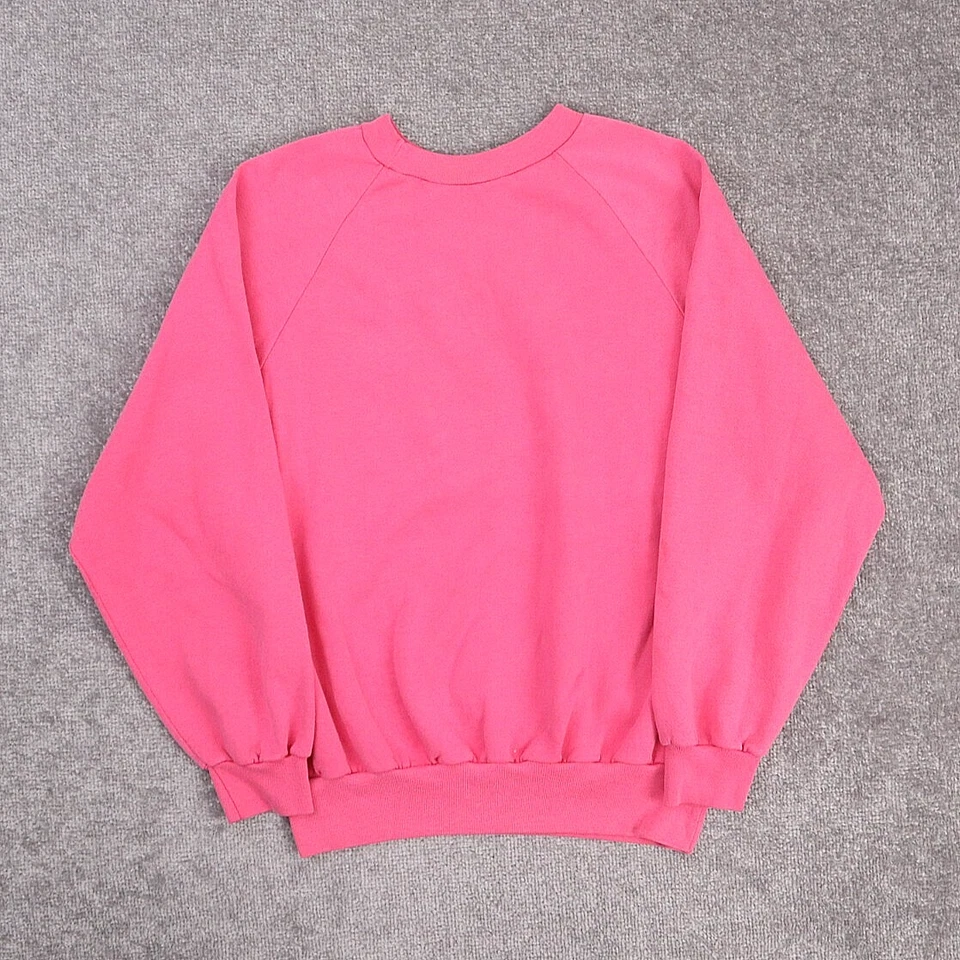 VTG Coca-Cola Promo Soda USA Small Pink Long Sleeve Pullover Sweatshirt - Image 4 of 4