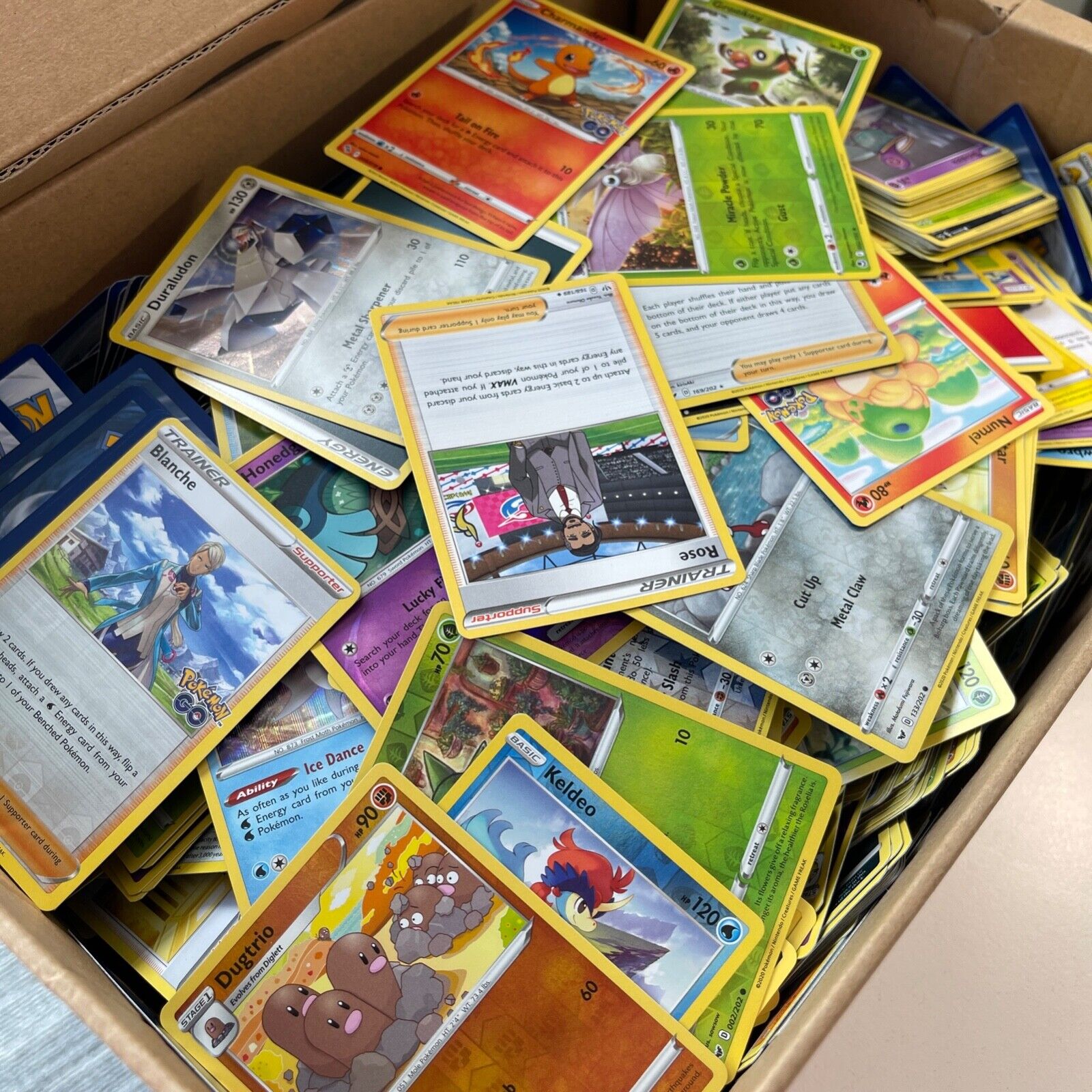 200 Pokemon Cards Bulk Lot 2x Ultra Rare V 24 Rares & Shiny Holo Amazing  Gift!