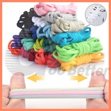 Round Coloured Shoe Laces Shoelaces Bootlaces Football Boots 7mm Wide 30 Colours