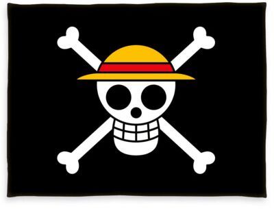 One Piece Decke Unisex Skull - Flauschdecke multicolor Standard