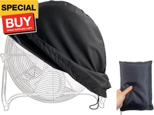 Industrial Floor Fan Cover, Waterproof & Dustproof Fan Cover Fit For Most 18" 20
