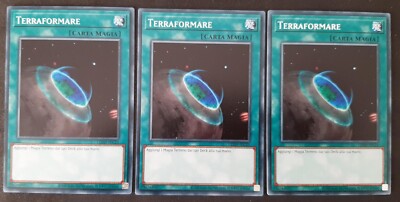 Set 3 Karten: TERRAFORMARE auf Italienisch LEDD-ITC21 Common (Terraforming) YUGIOH