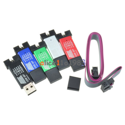 Mini USBISP USBASP Programmer Aluminum for 51 AVR WIN7 64 #A6-3