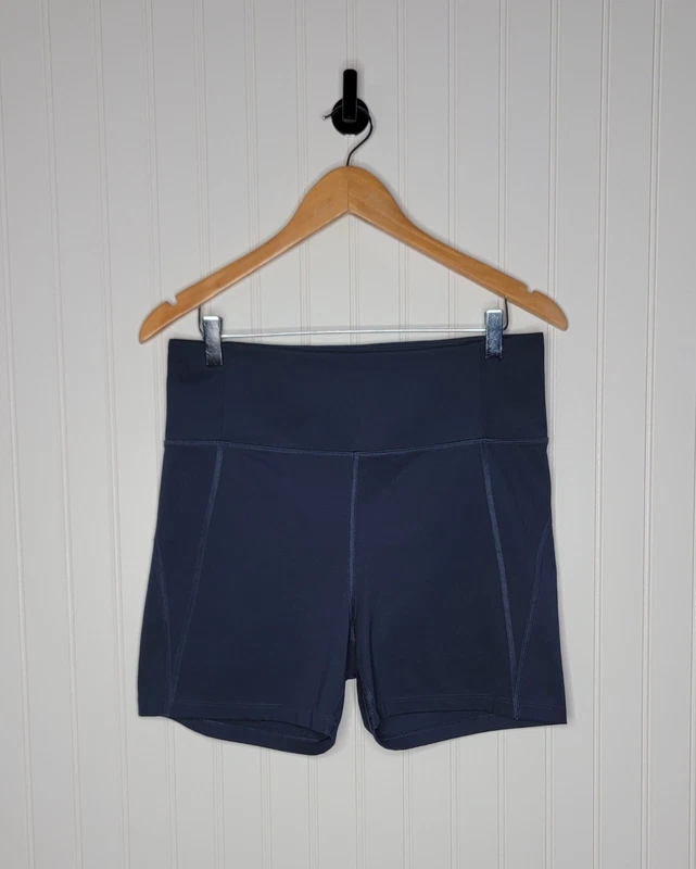 girlfriend-collective high rise 5" inseam shorts