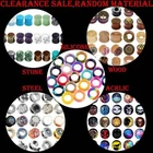 10-100Pairs Wholesale Ear Gauges Mix Style Plugs Flesh Tunnels Ear Expander Set