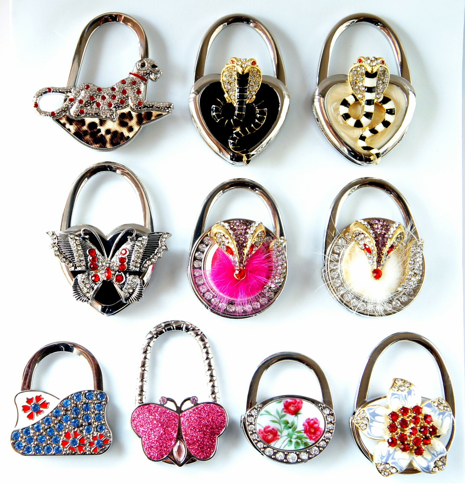 foldable handbag hook