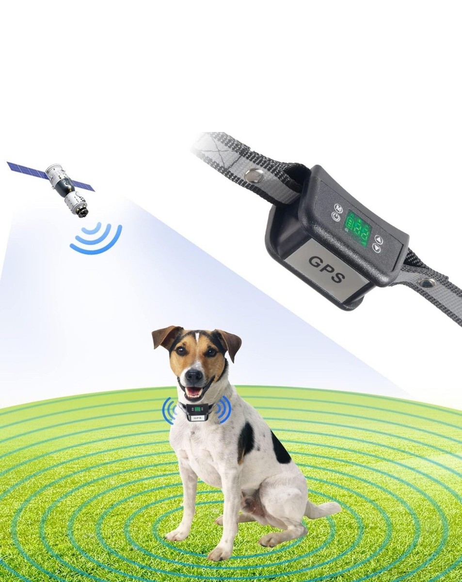 Justpet JG27 Black Waterproof 1000 Meter GPS Wireless Pet Fence