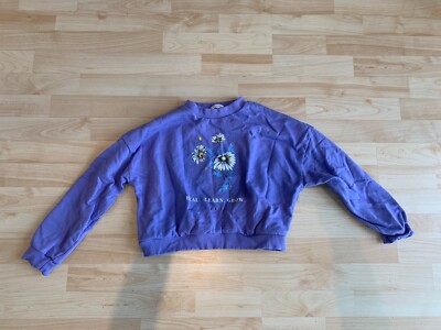 süßer Blumen Hoodie für Mädchen in lavendel lila