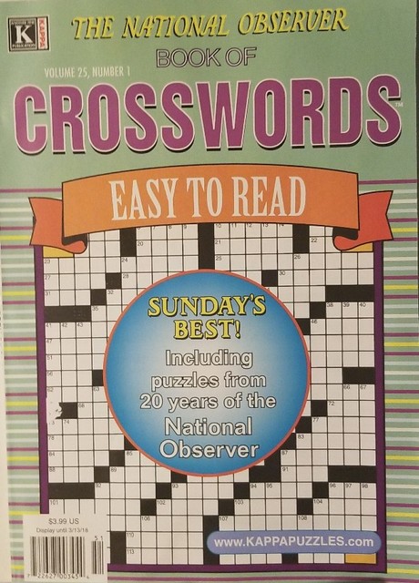 kappa vol 25 crosswords sundays best puzzles from