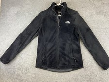 The North Face Sweater Small Adult Black Full Zip Pockets Fleece Womens