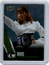 2021 Upper Deck AEW All Elite Wrestling Rainbow Foil Riho