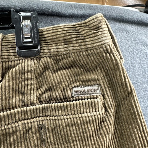 Woolrich Herren 38x34 Braun Cord Dunkler Loden Baumwolle Hose Slacks - Bild 7 von 11