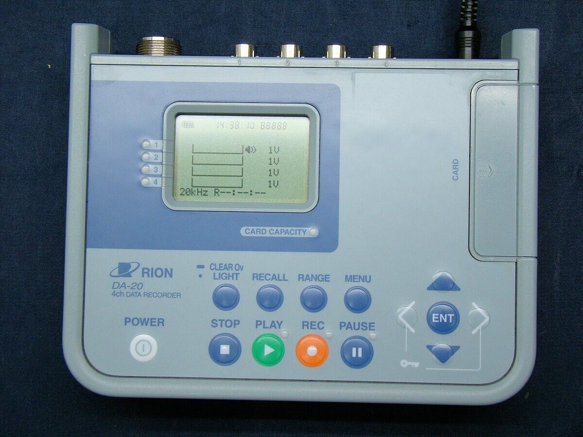 Rion DA-20 DA20 4ch Data Recorder Used Japan | eBay Rion DA-20 DA20 4ch Data Recorder Used Japan | eBay