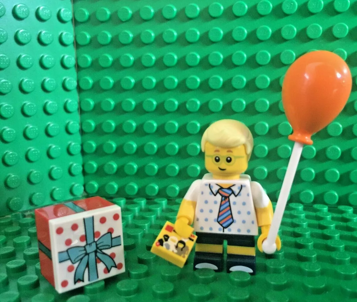 Lego 71021 Series 18 ORANGE BALLOON FAN BOY Minifigures City Town