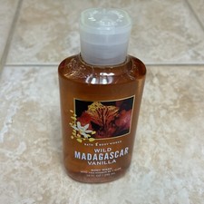 Bath  Body Works Wild Madagascar Vanilla Body Wash Shower Gel 10oz New