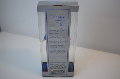2002 Barbie Birthstone Collection: September Sapphire Mattel #B2394 Blonde - Photo 6 sur 9