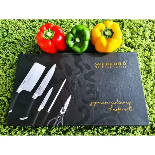 Fukuro Japanese Culinary Stainless Steel Knife Set (5 Pcs)