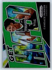 Candace Parker 2022 Panini Prizm WNBA Get Hyped Prizms Green Chicago Sky #4