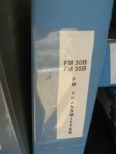 BROADCAST ELECTRONICS NEW FM TRANSMITTER MANUAL