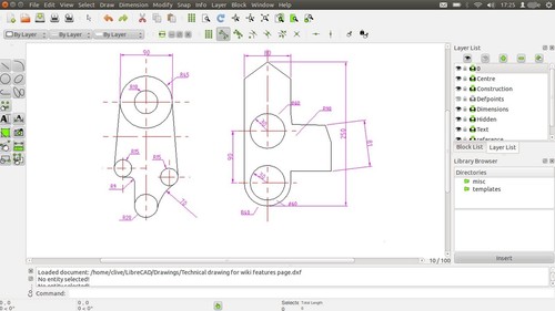 Libre Cad - 2D CAD Computer Aided Design Software for Windows & MAC on CD-ROM - Picture 2 of 14