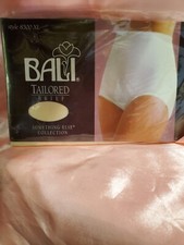 1980s Bali Panties Satin Brief Shaper Something Else Sissy XL 31/32 Granny Panty