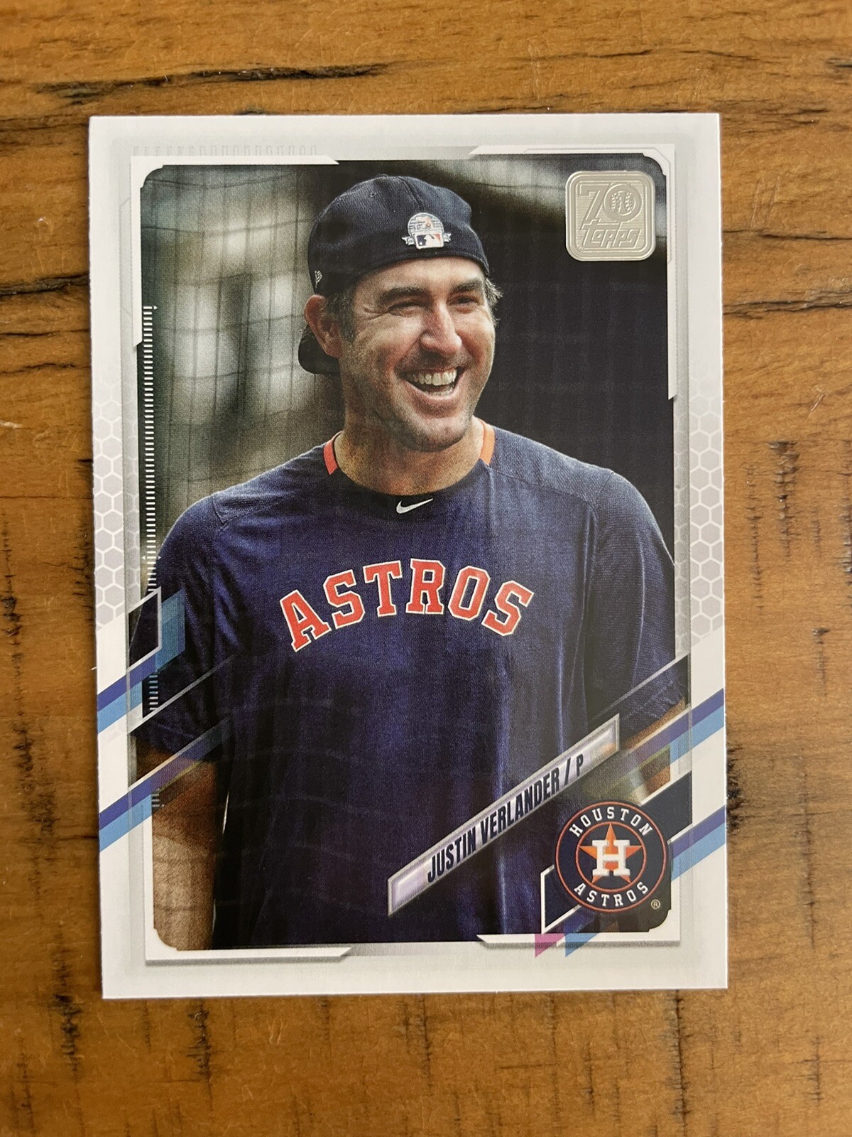 Justin Verlander 2021 Topps Series One Variation #112 SP Houston Astros MVP MLB