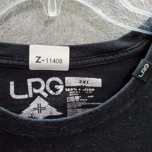 LRG Lifted Research Group Men T-Shirt 3XL Black Lion Logo Graphic Short Sleeve - Picture 2 of 6