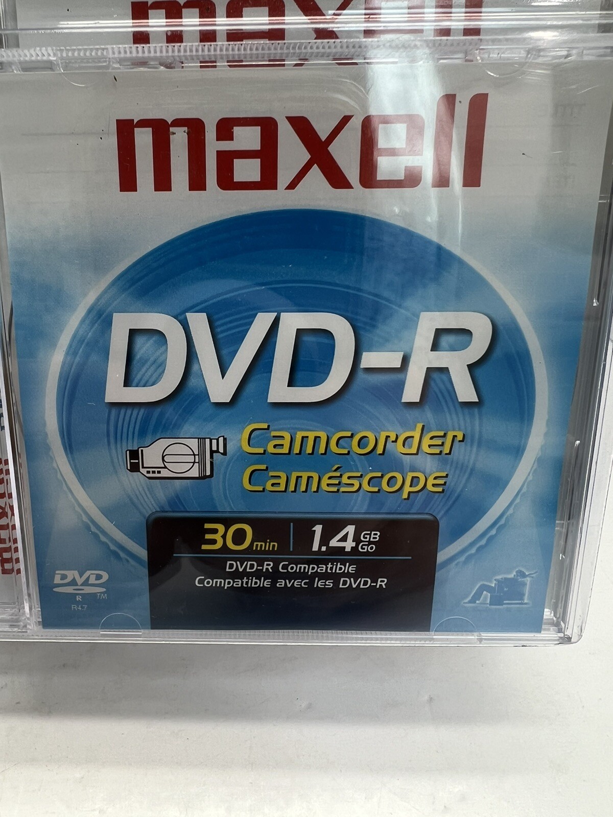 Maxell DVDR Camcorder Discs 12 Pack 1.4GB 30 min NEW ( 2 Missing