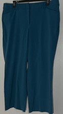 Lane Bryant Career Casual Teal Dress Pants Sz 20R On Sale LOOK!!!