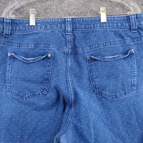 Christopher & Bank Women's Jean Shorts Blue Size 14 Cotton Blend Pockets - Picture 3 of 12