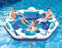 River Floats 6 Person Inflatable Party Tube Raft With Cup Holders 93'x44'x23.5' on sale River Floats 6 Person Inflatable Party Tube Raft With Cup Holders 93'x44'x23.5' on sale
