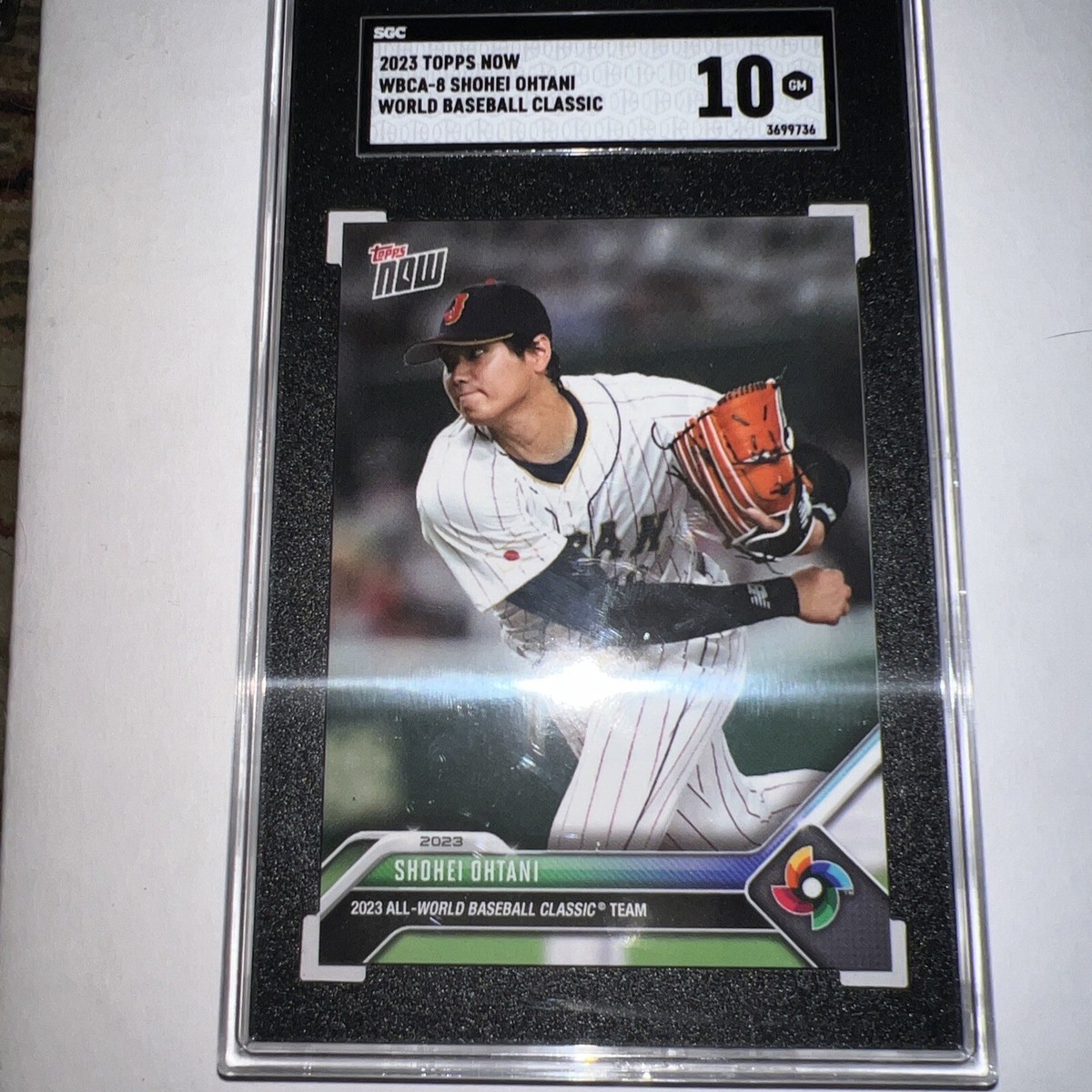 2023 Topps Now Shohei Ohtani #WBCA8 SGC 10 World Baseball Classic