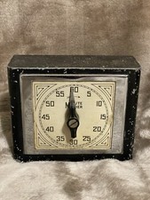 Vintage Minute Minder Lux Clock MFG CO Kitche...