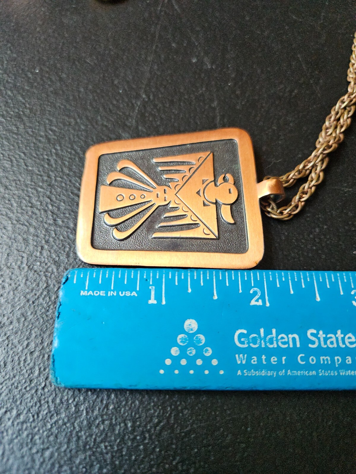 SOLID COPPER, NATIVE AMERICAN THUNDERBIRD PENDANT… - image 5