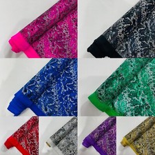 Snake Design Shattered Glass Nylon Spandex Fabric, 4-Way Stretch, By The Yard.