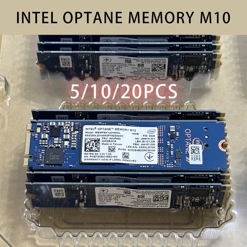 New Intel Optane Memory M10 SSD M.2 2280 16GB MEMPEK1J016GA PCIe 3.0 Xpoint NVMe - Picture 1 of 8
