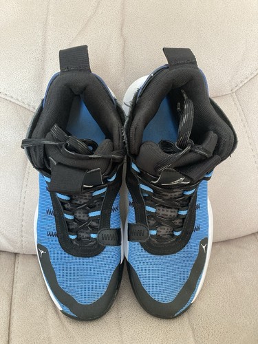 Nike Air Jordan Jumpman 2020 University Blue Black BQ3449-400 Mens UK Size 7.5 - Picture 10 of 13