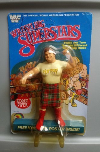 wwf ljn wrestling superstars extremely rare autographed roddy piper figure