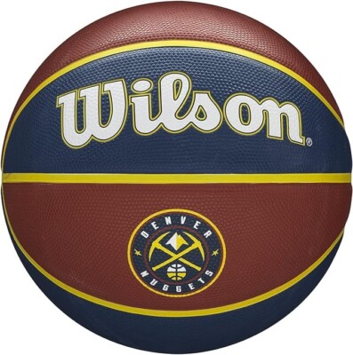 basketball balls Unisex, Wilson NBA Team Denver Nuggets Ball, brown