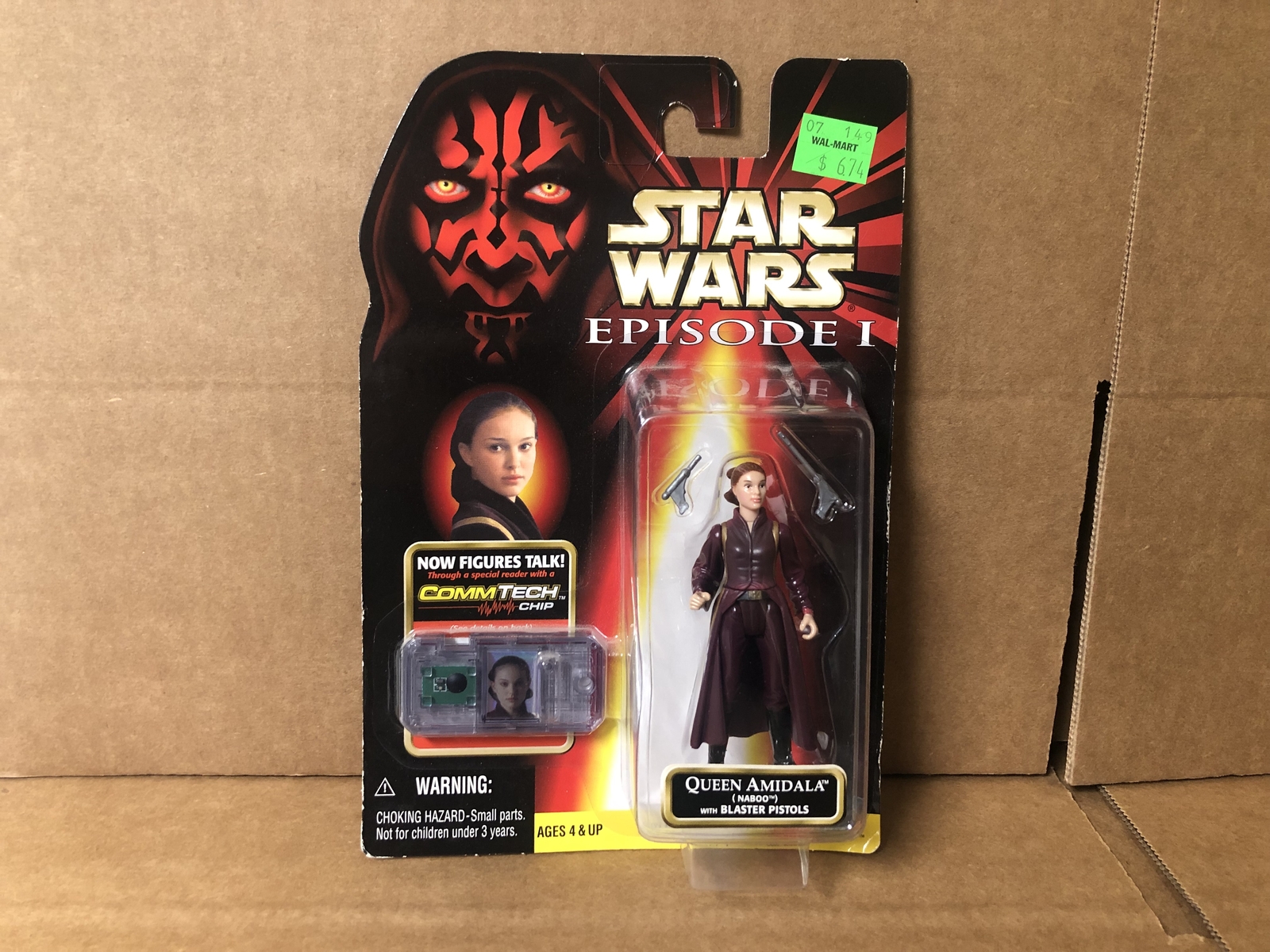 Совершенно новый Hasbro 84078 1998 Королева Звездных войн Амидала Набу 2590₽