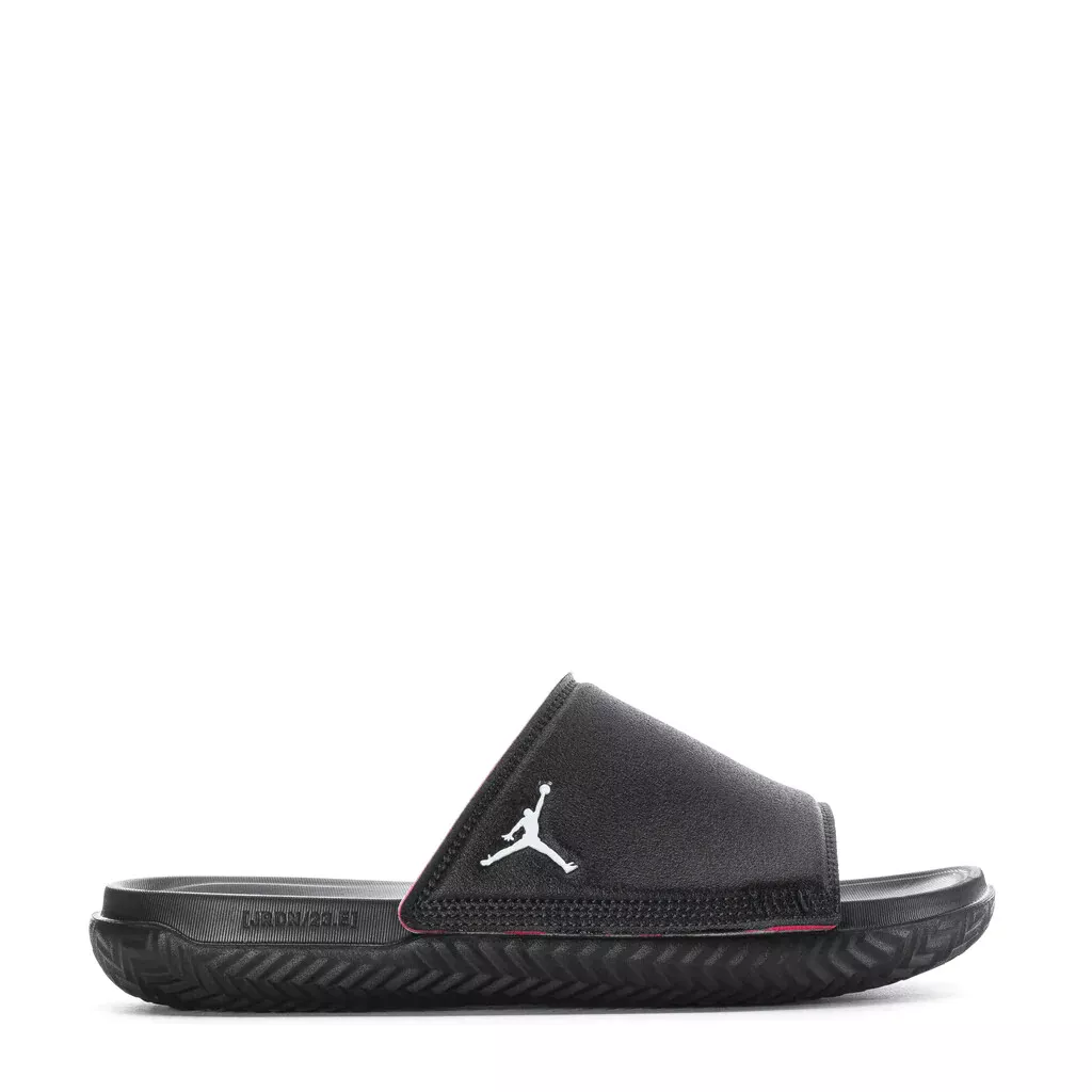 Mens JORDAN PLAY SLIDE DC9835 060 Black University Red Sandals